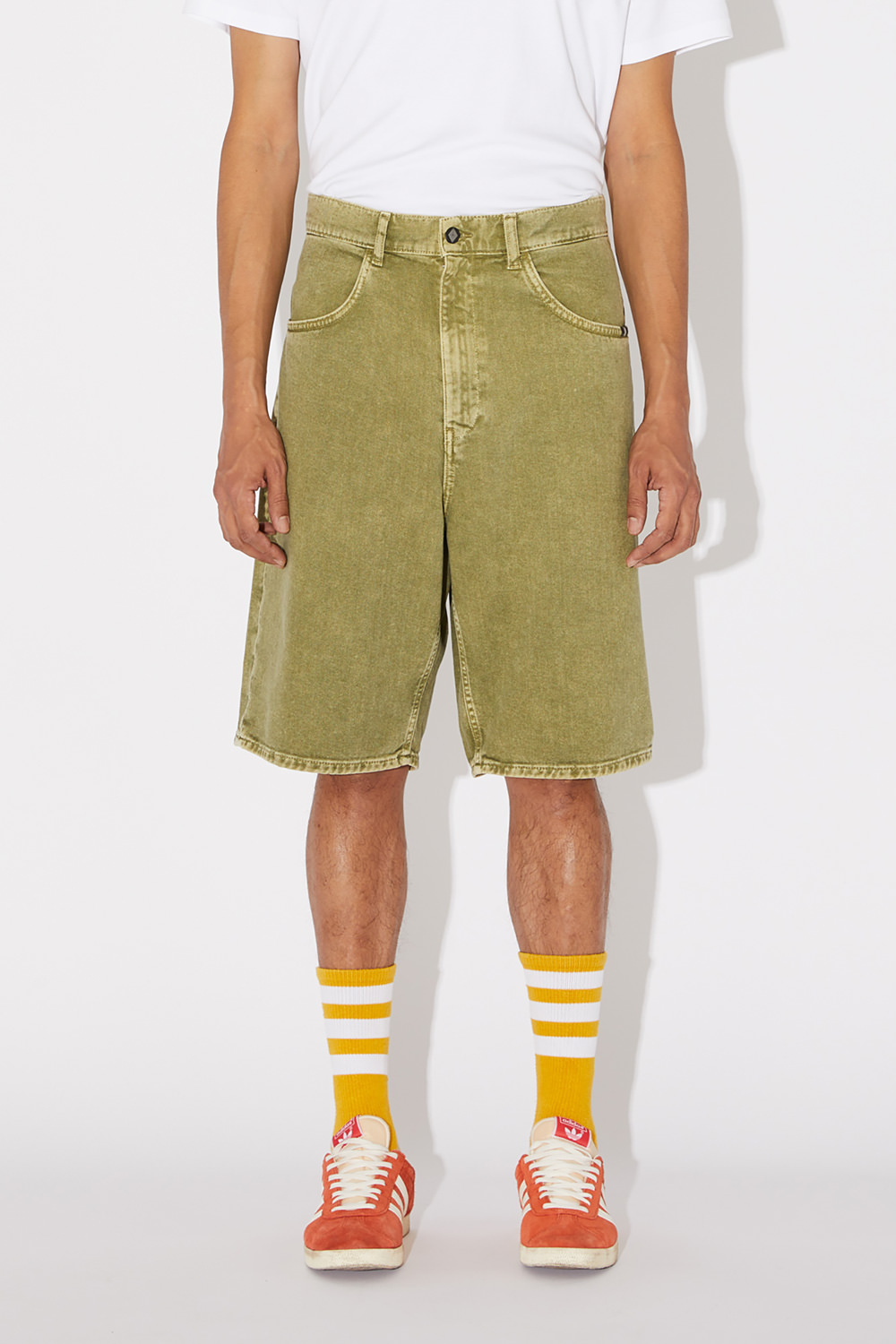 AMISH: TOMMY MARBLE STONE BERMUDA SHORTS