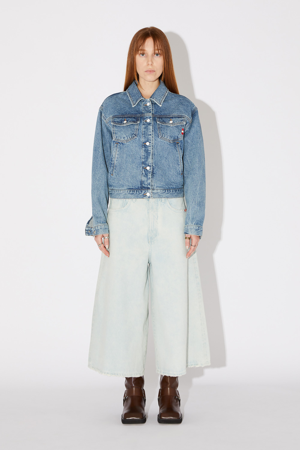 AMISH: GIACCA CROPPED REAL VINTAGE