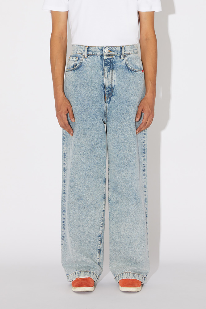 AMISH REAL STONE WIDE JEANS