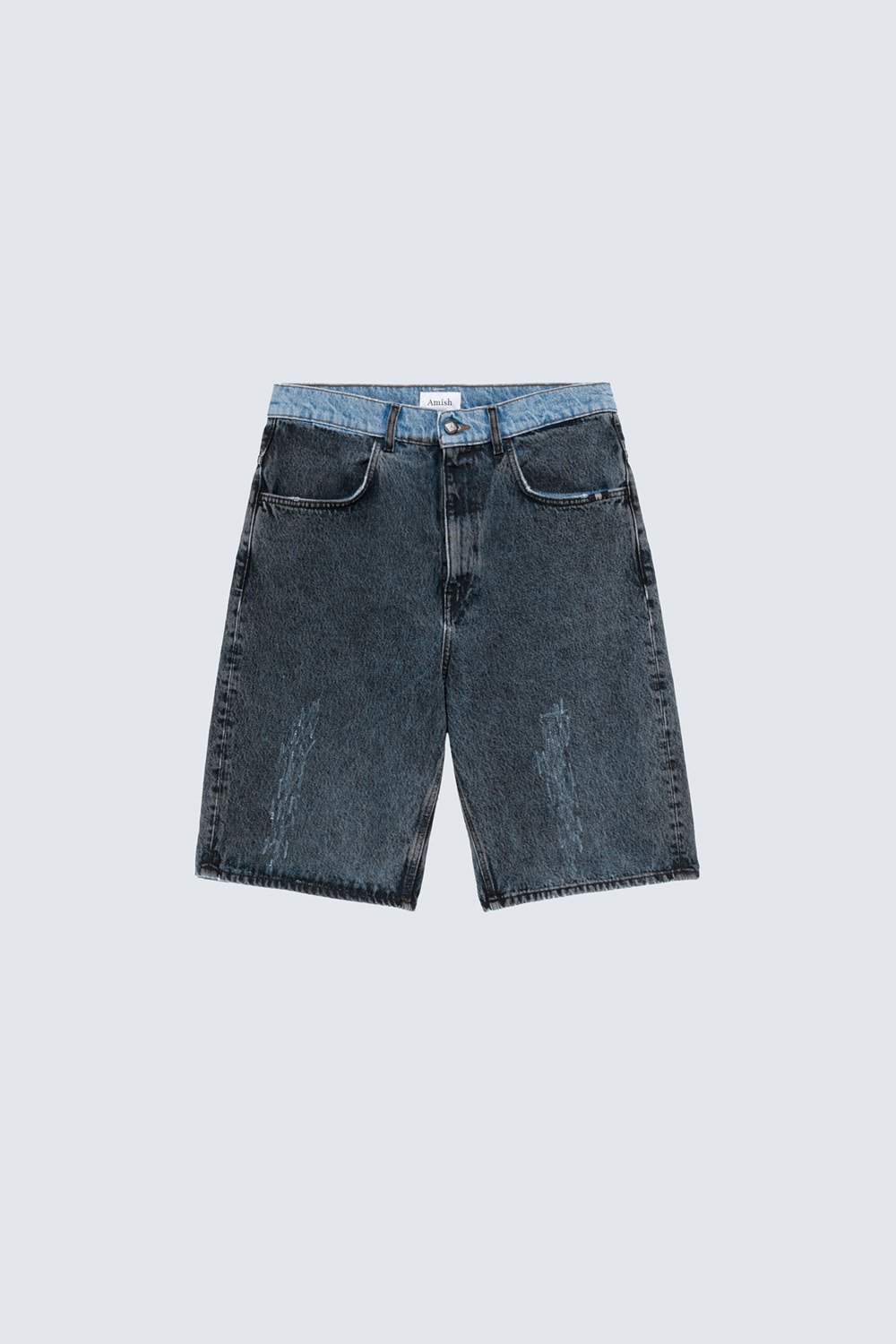 AMISH: TOMMY 90 DENIM BERMUDA SHORTS