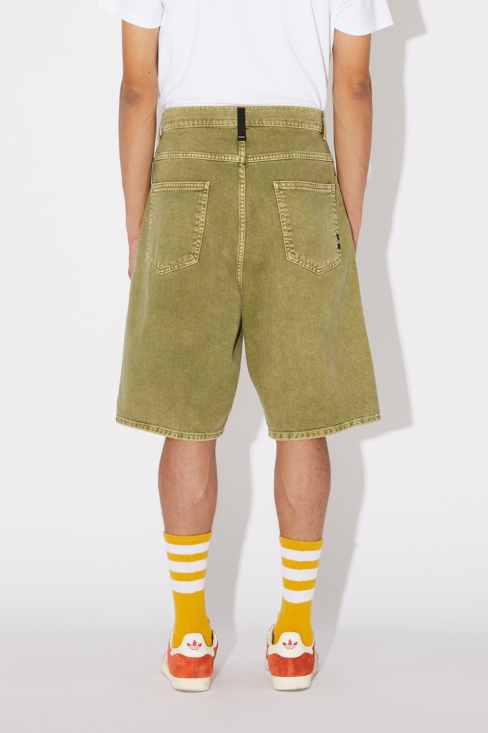 AMISH: TOMMY MARBLE STONE BERMUDA SHORTS