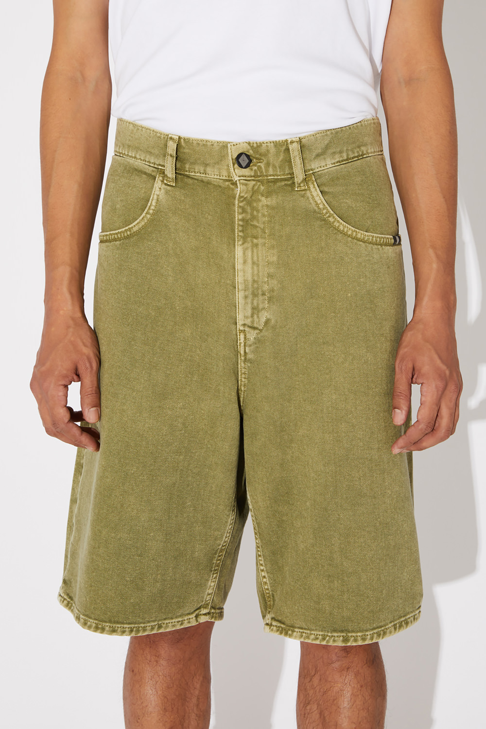 AMISH: TOMMY MARBLE STONE BERMUDA SHORTS