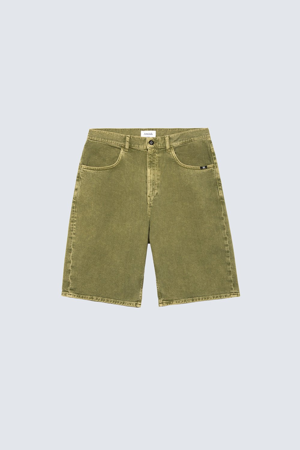 AMISH: TOMMY MARBLE STONE BERMUDA SHORTS