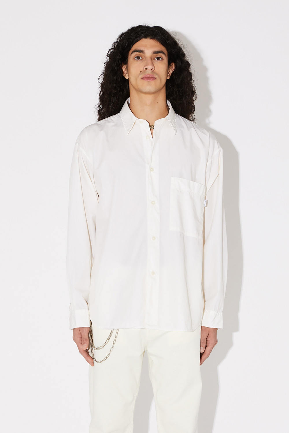 AMISH: DROPPED SHIRT IN POPLIN