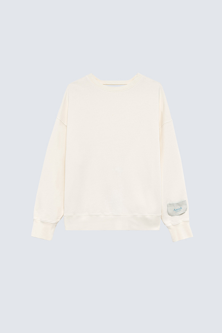 crew neck sweatshirt with cut-out